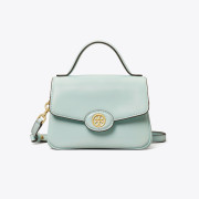 Tory Burch Small Robinson Spazzolato Top-Handle Bag #I2403