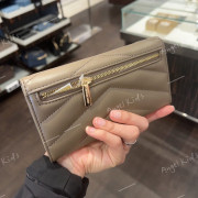 MICHAEL KORS Jet Set Travel Large Trifold Wallet  絎縫山形紋翻蓋釦式三折長夾 #L