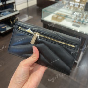 MICHAEL KORS Jet Set Travel Large Trifold Wallet  絎縫山形紋翻蓋釦式三折長夾 #L