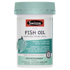 澳洲 Swisse Kids Fish Oil 兒童魚油60粒 #2408