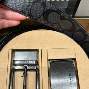 Coach cut-to-size men belt  禮盒套裝 #2501